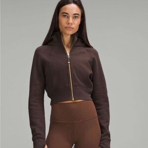 Lululemon cropped scuba jacket